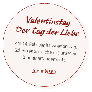 Valentinstag Blumen bestellen Augsburg 2026